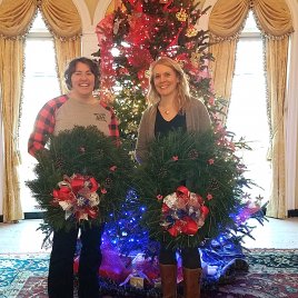 2019 Wreath contest winner, Wagner Tree Farm.